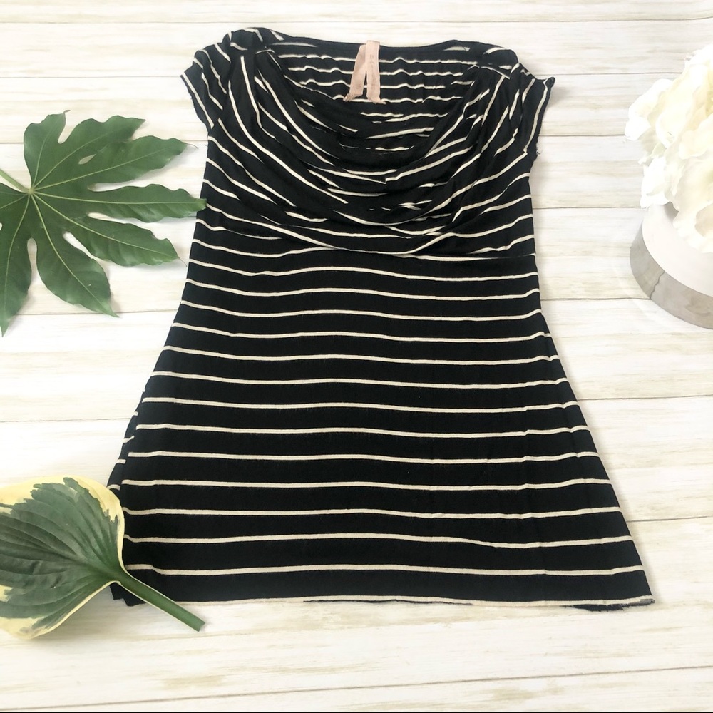 Bailey 44 black & white xs shirt top
